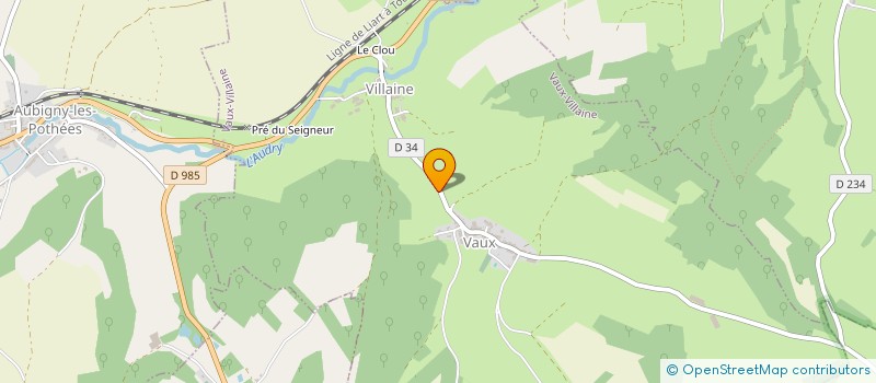 localisation de l'entreprise MADAME ELODIE BARJONNET  VAUX-VILLAINE