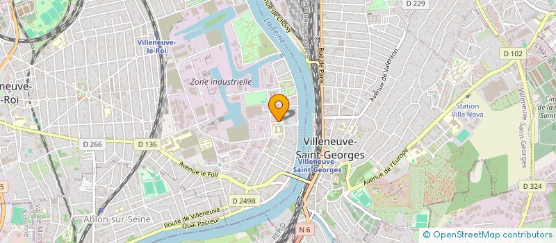 localisation de l'entreprise MADAME ELODIE BARON à VILLENEUVE-LE-ROI