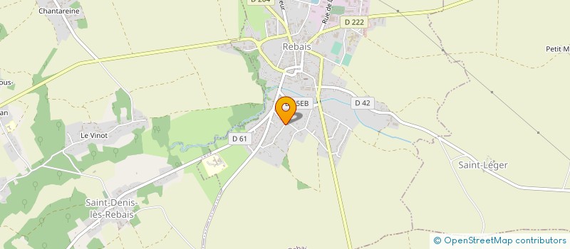 localisation de l'entreprise MADAME ELODIE BARON à REBAIS