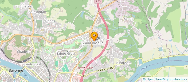 localisation de l'entreprise MADAME ELODIE BARROUMERES à BAYONNE