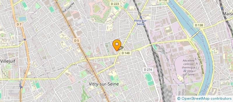 localisation de l'entreprise MADAME ELODIE BARRY à VITRY-SUR-SEINE
