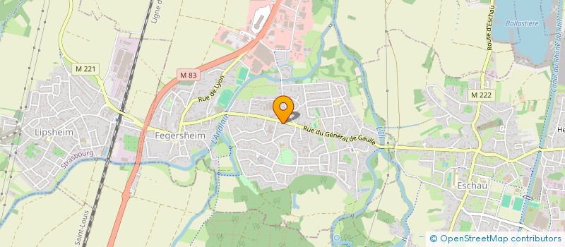 localisation de l'entreprise MADAME ELODIE BARTHELMEBS  FEGERSHEIM