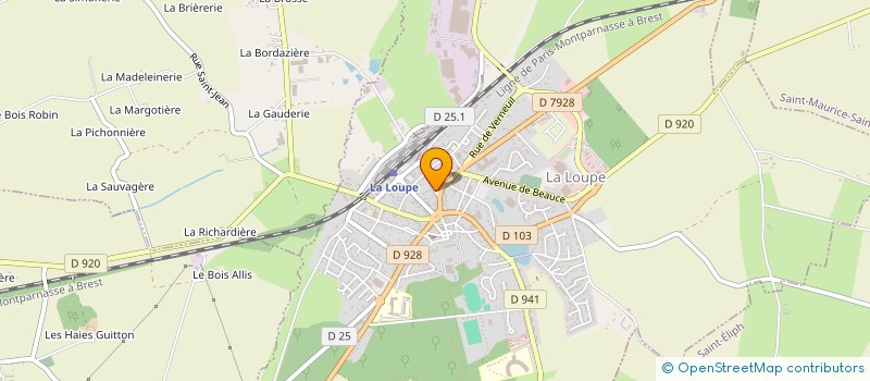 localisation de l'entreprise MADAME ELODIE BASNIER à SENONCHES