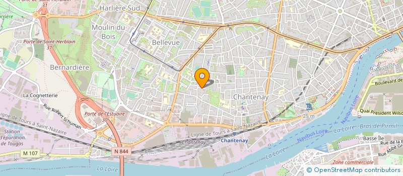 localisation de l'entreprise MADAME ELODIE BASSET à NANTES