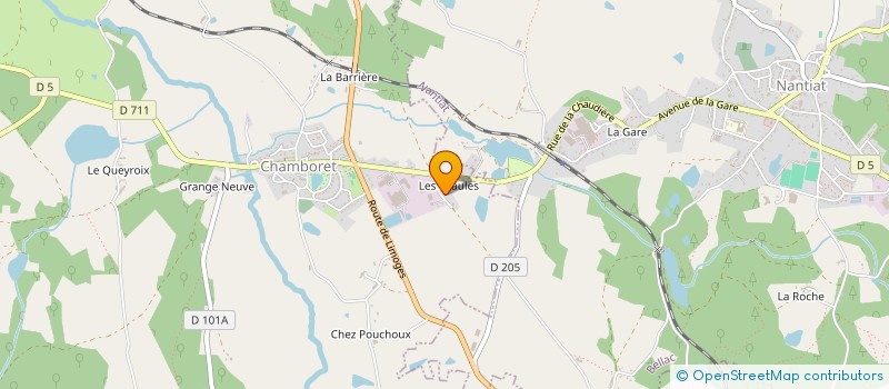 localisation de l'entreprise MADAME ELODIE BASTIER à CHAMBORET