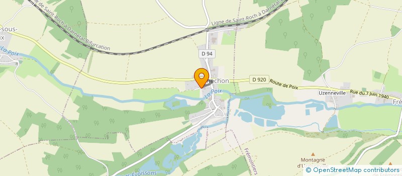 localisation de l'entreprise MADAME ELODIE BATIFOULIER  EQUENNES-ERAMECOURT