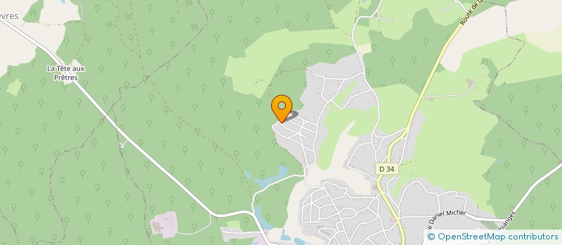 localisation de l'entreprise MADAME ELODIE BAU  LA MACHINE