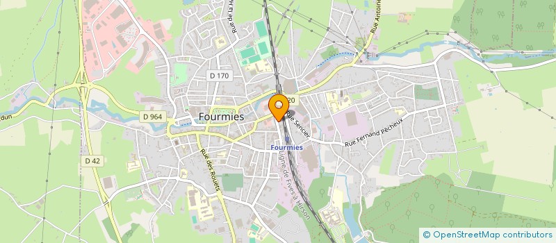 localisation de l'entreprise MADAME ELODIE BAUCOURT à FOURMIES