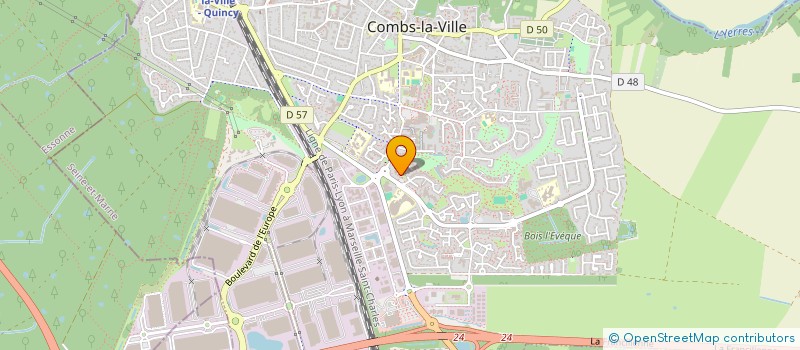 localisation de l'entreprise MADAME ELODIE BAUD  COMBS-LA-VILLE