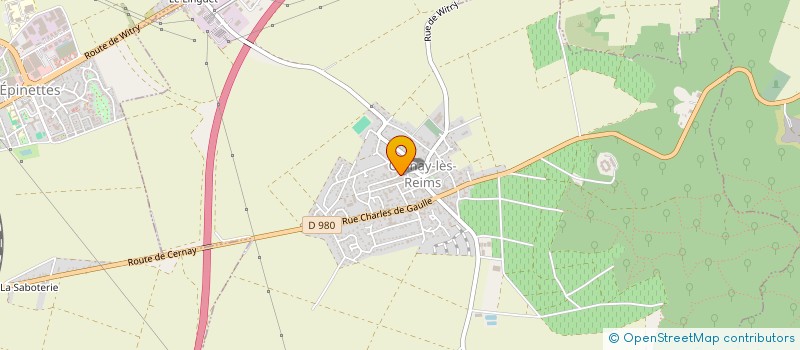 localisation de l'entreprise MADAME ELODIE BAUDA  CERNAY-LES-REIMS