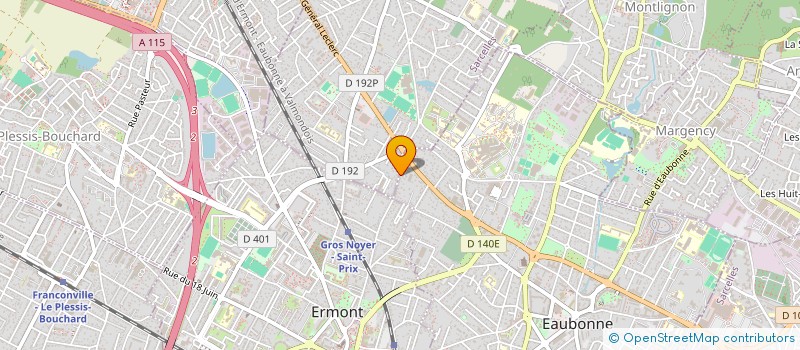 localisation de l'entreprise MADAME ELODIE BAULAND à EAUBONNE