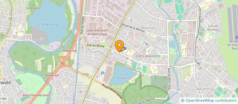 localisation de l'entreprise MADAME ELODIE BAUMGARTEN à STRASBOURG