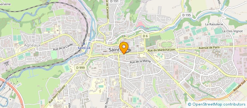 localisation de l'entreprise MADAME ELODIE BAZIRE  SAINT-LO