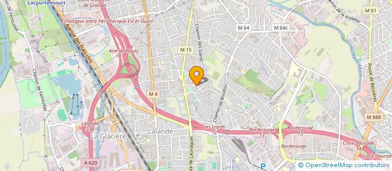localisation de l'entreprise MADAME ELODIE BEAUBEAU à TOULOUSE