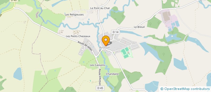 localisation de l'entreprise MADAME ELODIE BEAULATON à ARTHON
