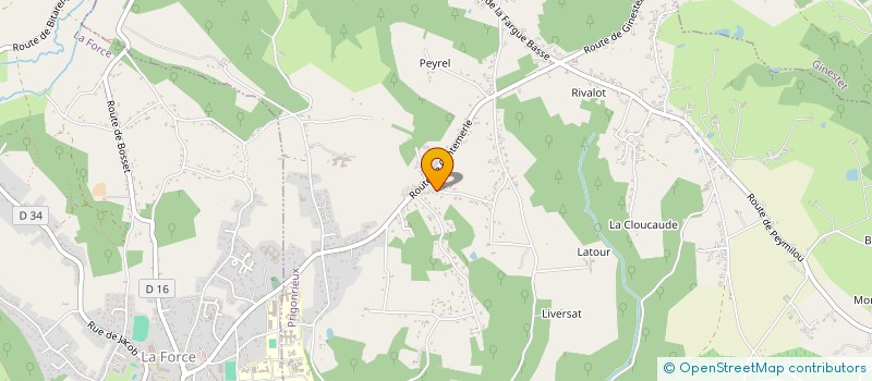 localisation de l'entreprise MADAME ELODIE BEAUMAIN  PRIGONRIEUX