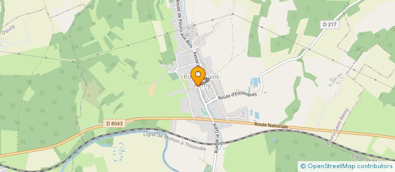 localisation de l'entreprise MADAME ELODIE BEAUMIER  POURU-SAINT-REMY