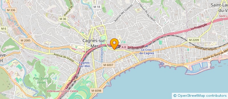 localisation de l'entreprise MADAME ELODIE BEAUMONT à CAGNES-SUR-MER
