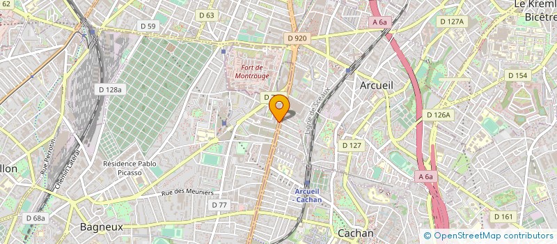 localisation de l'entreprise MADAME ELODIE BEAUSIR à BAGNEUX