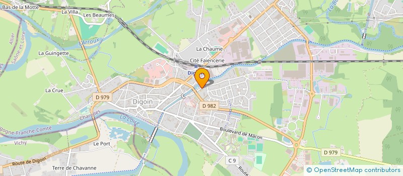 localisation de l'entreprise MADAME ELODIE BEAUZON  DIGOIN