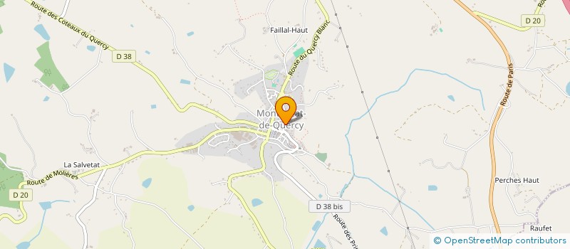 localisation de l'entreprise MADAME ELODIE BECAIS  MONTPEZAT-DE-QUERCY