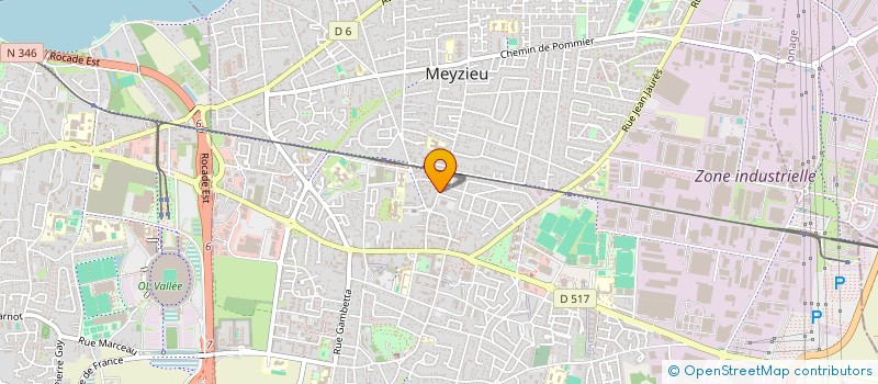 localisation de l'entreprise MADAME ELODIE BECDRO à MEYZIEU