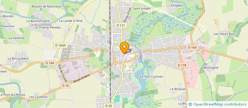 localisation de l'entreprise MADAME ELODIE BEILLEVERT à NORT-SUR-ERDRE
