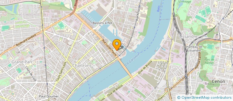 localisation de l'entreprise MADAME ELODIE BELLASSEE  BORDEAUX