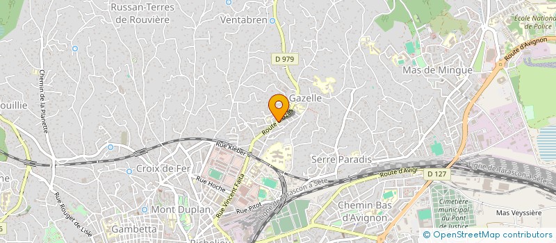 localisation de l'entreprise MADAME ELODIE BELLEVEGUE  NIMES