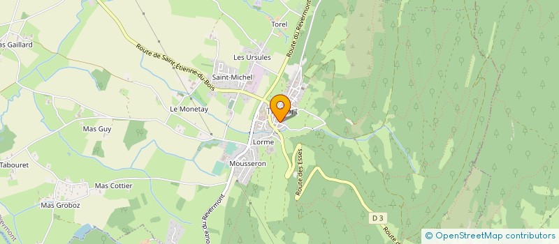 localisation de l'entreprise MADAME ELODIE BELLOCHIO  BENY