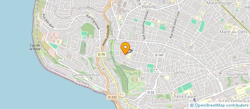 localisation de l'entreprise MADAME ELODIE BELLONCLE  LE HAVRE