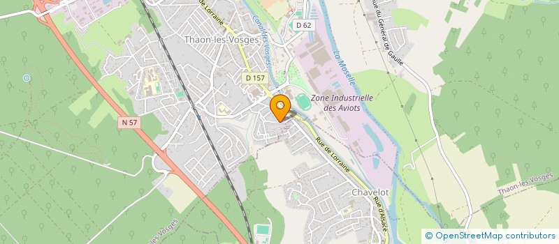 localisation de l'entreprise MADAME ELODIE BELLOT  THAON-LES-VOSGES