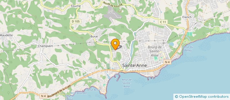 localisation de l'entreprise MADAME ELODIE BELLOTTE à SAINTE-ANNE