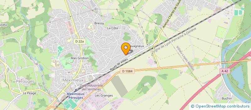 localisation de l'entreprise MADAME ELODIE BELOUIS à MEXIMIEUX