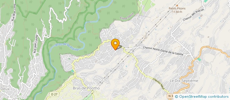 localisation de l'entreprise MADAME ELODIE BENARD  LE TAMPON