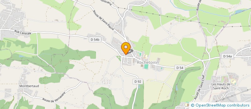 localisation de l'entreprise MADAME ELODIE BENKHORIS  ROCHETOIRIN