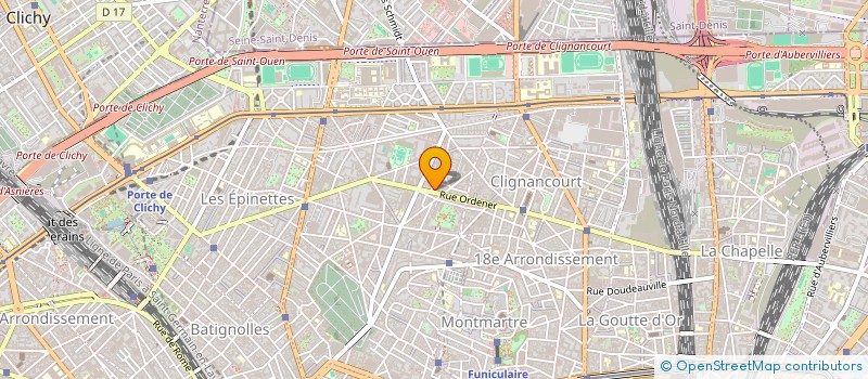 localisation de l'entreprise MADAME ELODIE BENOIT-BATAILLE  PARIS