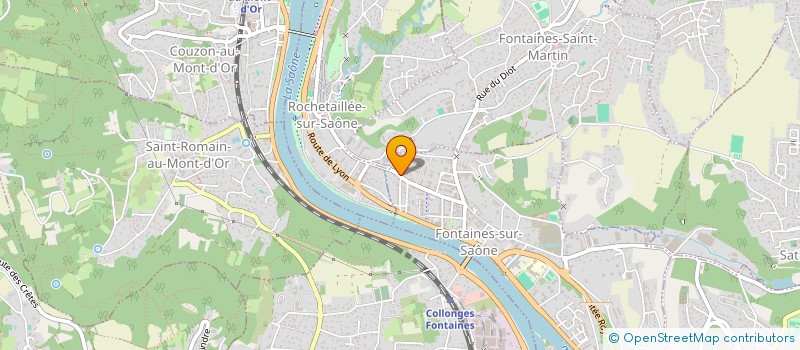 localisation de l'entreprise MADAME ELODIE BERGERON à FONTAINES-SUR-SAONE