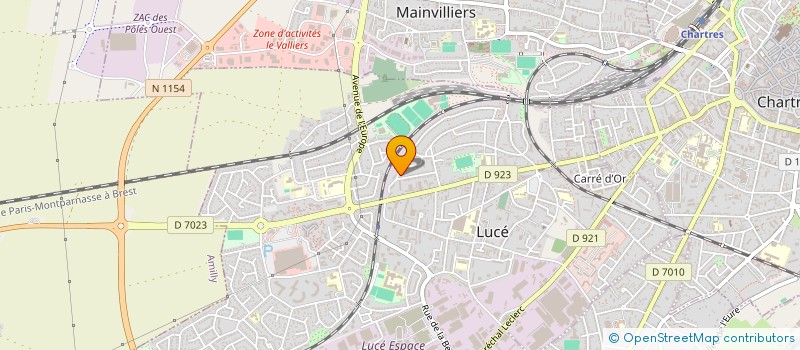 localisation de l'entreprise MADAME ELODIE BERNARD à LUCE