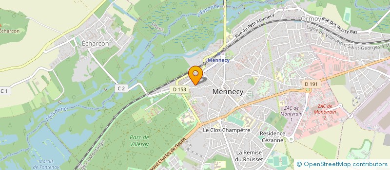 localisation de l'entreprise MADAME ELODIE BERTEAUX à MENNECY