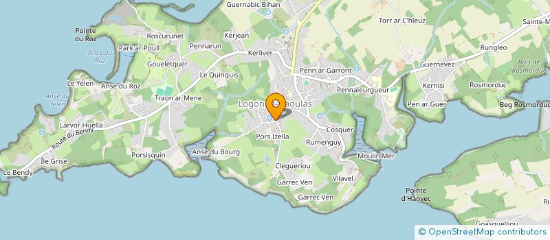localisation de l'entreprise MADAME ELODIE BERTHON  LOGONNA-DAOULAS