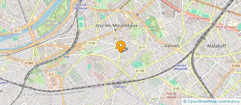 localisation de l'entreprise MADAME ELODIE BERTINI à ISSY-LES-MOULINEAUX