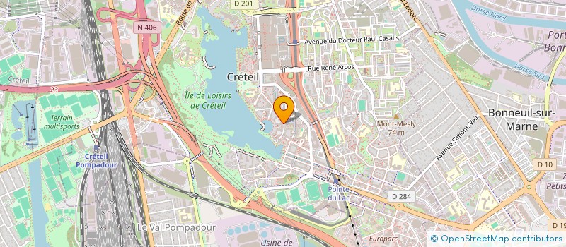 localisation de l'entreprise MADAME ELODIE BESNARD  CRETEIL