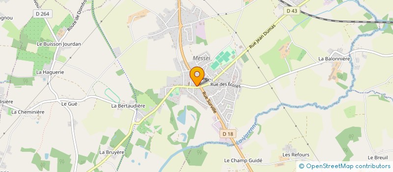 localisation de l'entreprise MADAME ELODIE BETTON à MESSEI