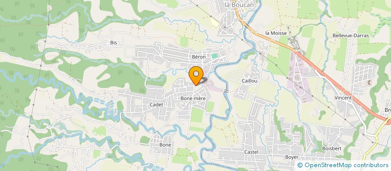 localisation de l'entreprise MADAME ELODIE BIABIANY  SAINTE-ROSE