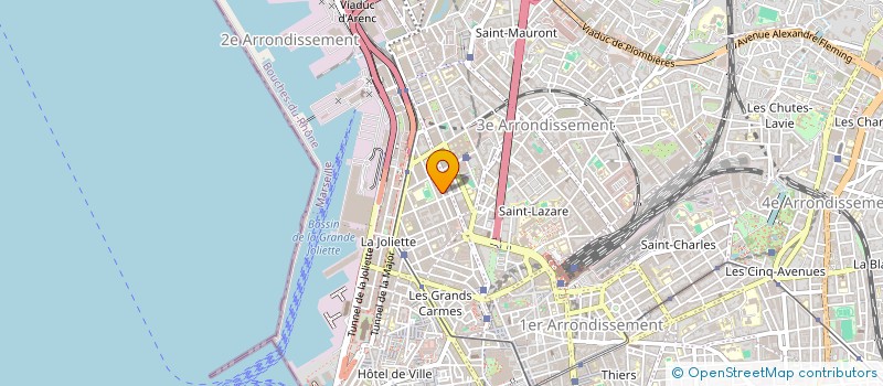 localisation de l'entreprise MADAME ELODIE BIANCARELLI à MARSEILLE
