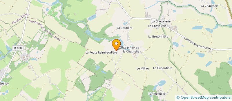 localisation de l'entreprise MADAME ELODIE BIDET  LA BOISSIERE-DES-LANDES