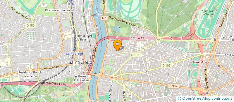 localisation de l'entreprise MADAME ELODIE BIESSY à BOULOGNE-BILLANCOURT
