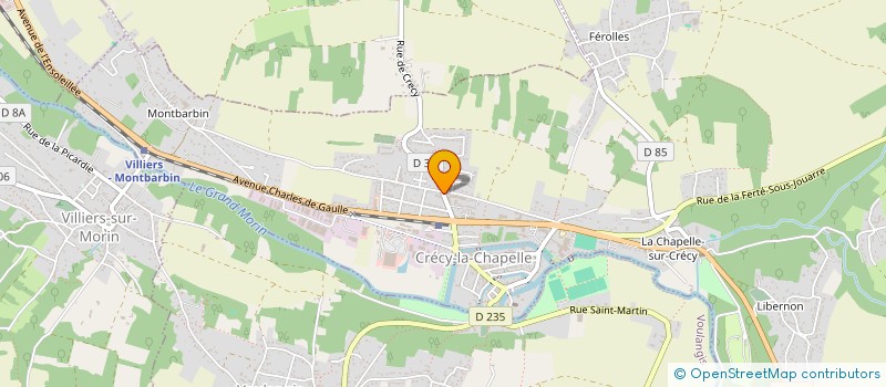 localisation de l'entreprise MADAME ELODIE BILLAUD  CRECY-LA-CHAPELLE