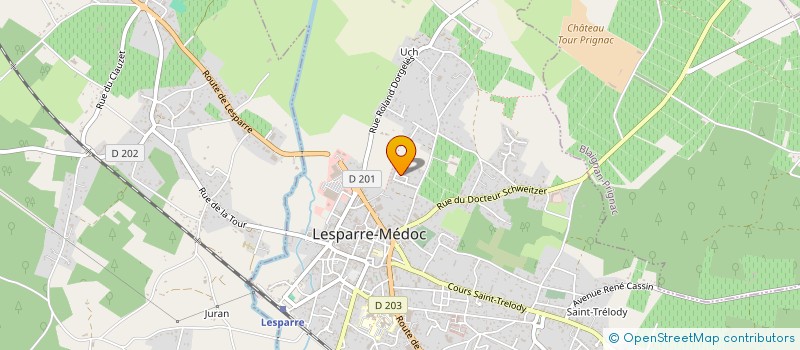 localisation de l'entreprise MADAME ELODIE BILLIA  LESPARRE-MEDOC